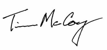 Tim McCoy Signature